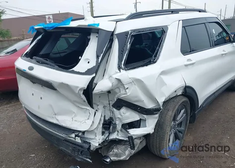 2022 Ford Explorer Xlt z USA, uszkodzony, nr VIN 1FMSK8DH5NGA23091